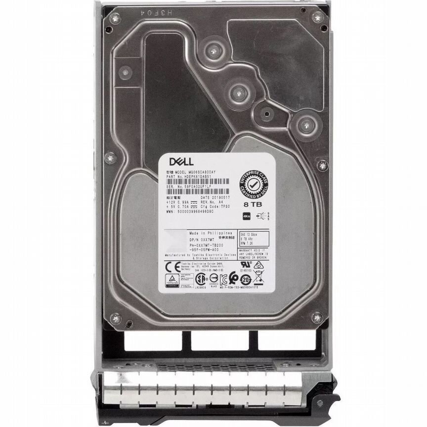 [XX7MT] Жесткий Диск Dell Xx7mt 8tb Sas 3.5" Hdd