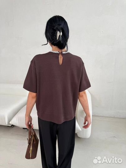 Элегантная кофта Miu Miu (оверсайз)