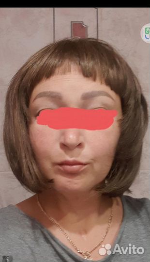 Парик женский имитация натурального волоса