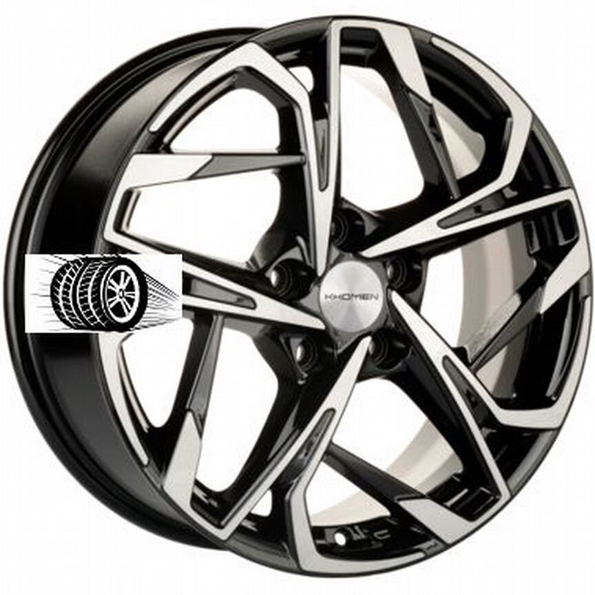 Литые диски Khomen Wheels 7×R17 5×114.3