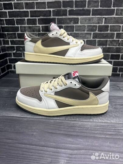 Кроссовки Nike Air Jordan 1 Low x Travis Scott