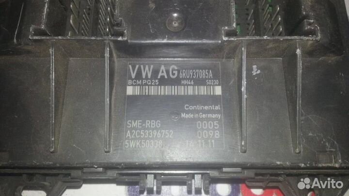 Блок комфорта VW Polo (Sed RUS) 2011