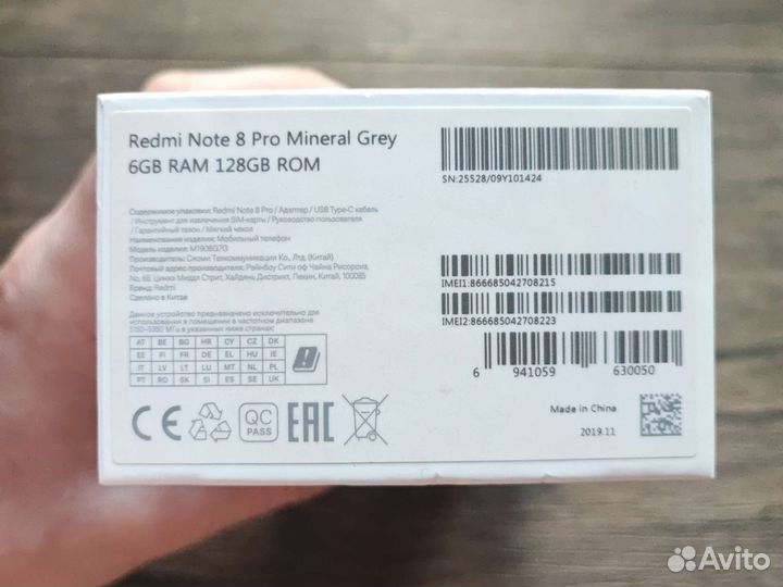 Xiaomi redmi note 8 pro Mineral Grey