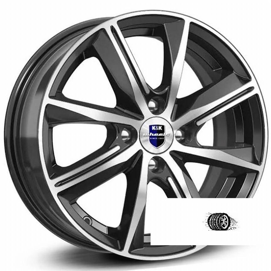 Литые диски K&K 7×R17 5×115