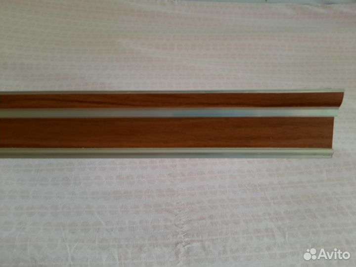 Карниз для штор двухрядный алюмин. 2м;2,5м и 3,5м