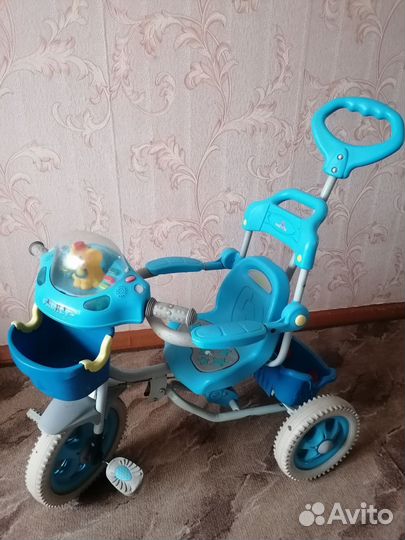 Детский велосипед с ручкой бу