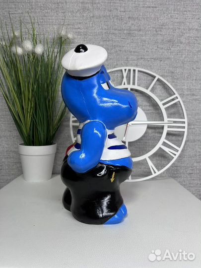 Большая Копилка Бегемот (Ручная работа)