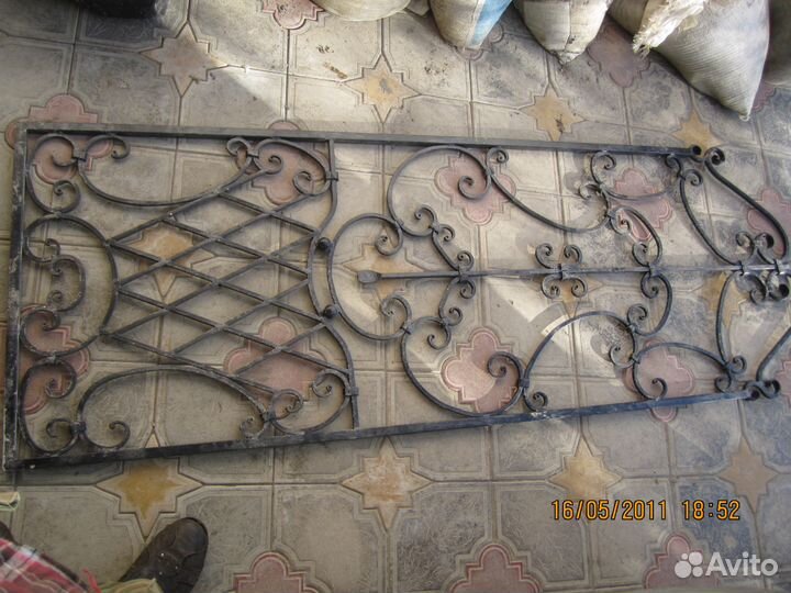 Кованые двери калитки