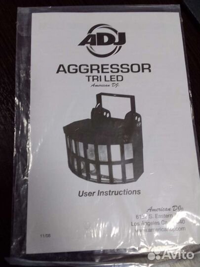 American DJ Aggressor tri led