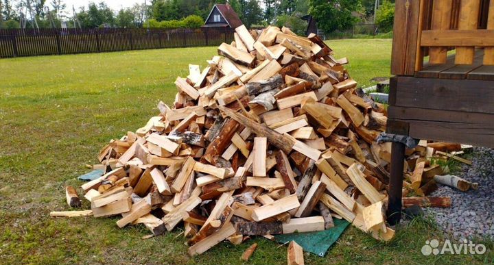Дрова в укладку любого объема Березовые в Выборге