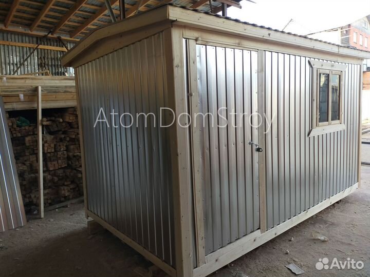 Бытовка металлическая хоз блок / С гарантией