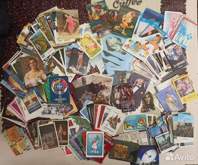 Коллекция карманных календариков