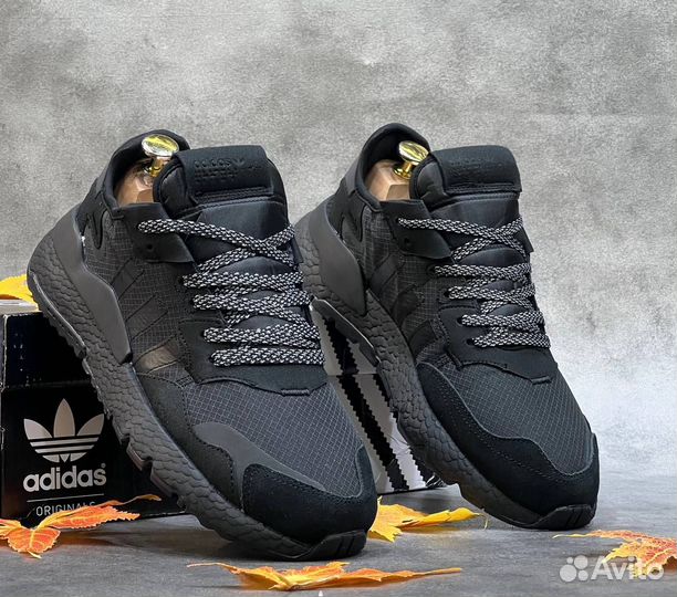 Adidas nite jogger чёрные разм. 42