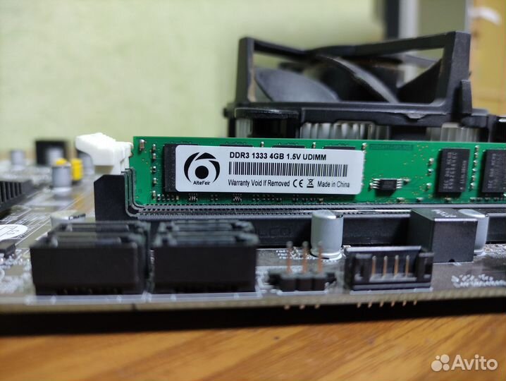 Комплект с майнинга LGA1155, 2 ядра, 4 гб DDR3