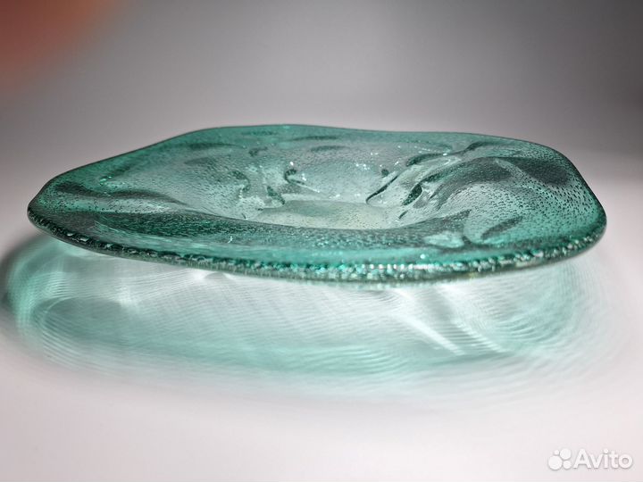 Винтажная ваза фруктовница Муранское стекло