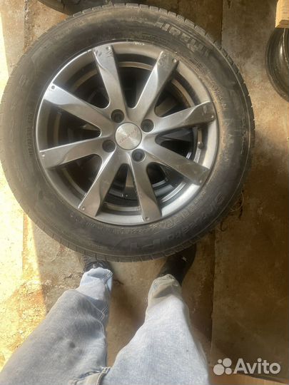 Колеса в сборе r15 летние на hyundai solaris