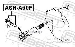 Крестовина карданного вала 27x82 asna60F Febest