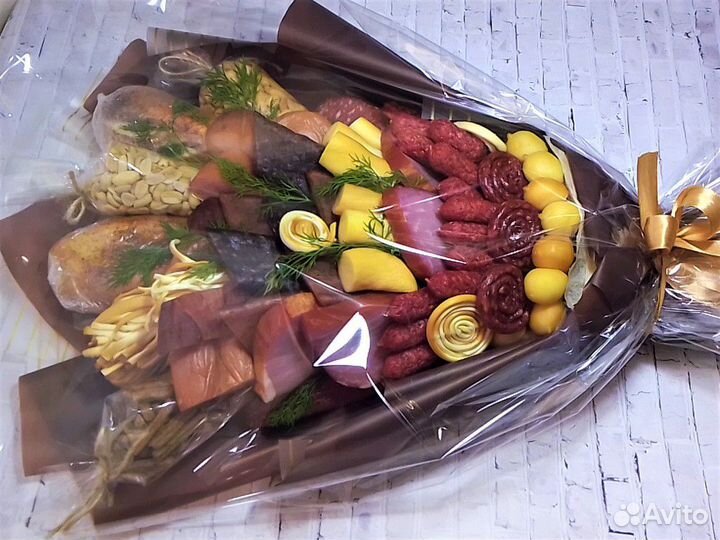 Подарок мужчине. Мясной букет
