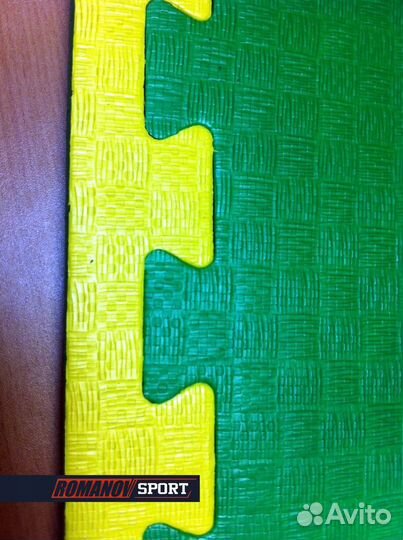 Будо-маты желто-зеленые 20 мм