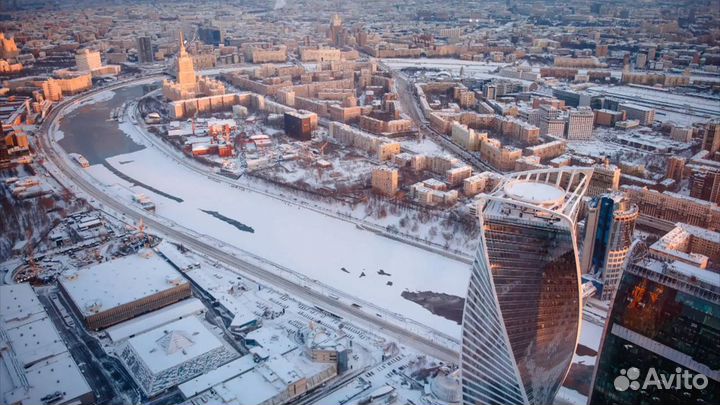 Смотровая площадка панорама-360 в Москва-Сити