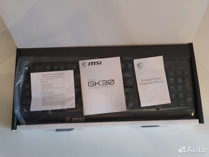 Новая Игровая клавиатура msi vigor GK30