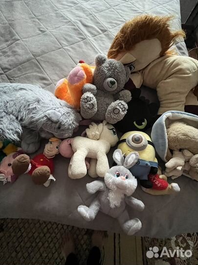 Пакет Мягкие игрушки рюкзачек детский