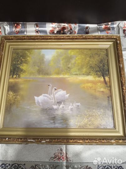 Картина Лебеди