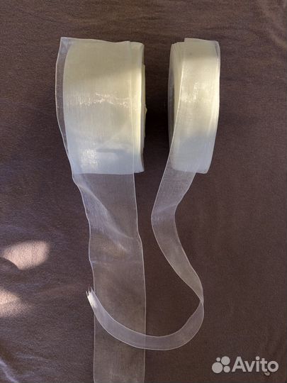 Лента декоративная, тесьма, органза