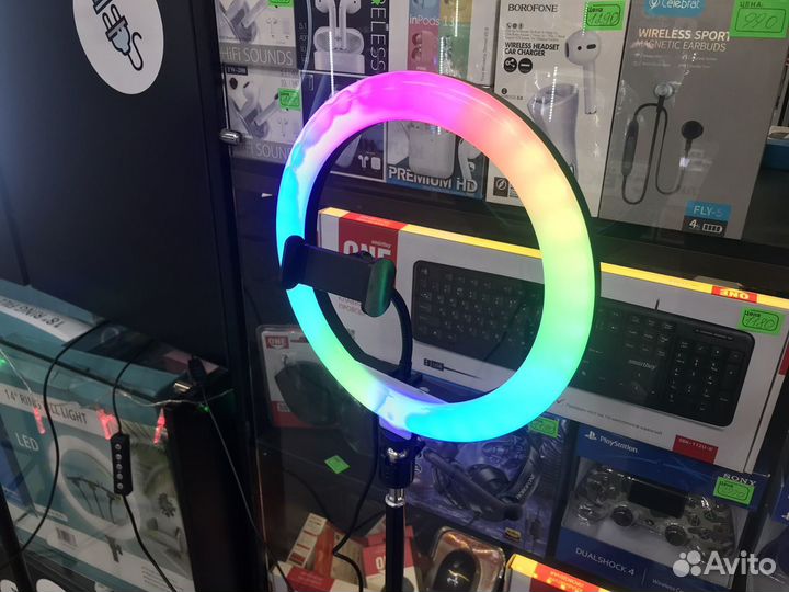 Лампа RGB 26 см + Штатив 2.1 метра