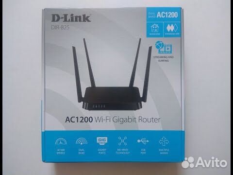 Гигабитный Wi-Fi роутер D-link DIR-825/I1