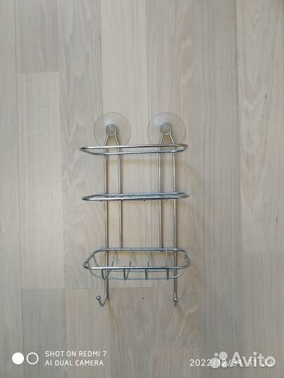Полка хромированная в ванную комнату