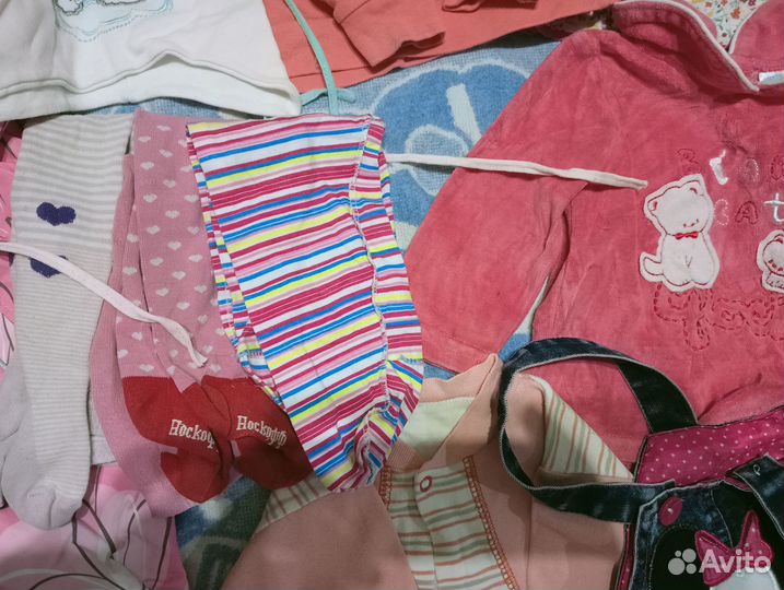 Детская одежда пакетом бу в хор. состоянии 62-80р
