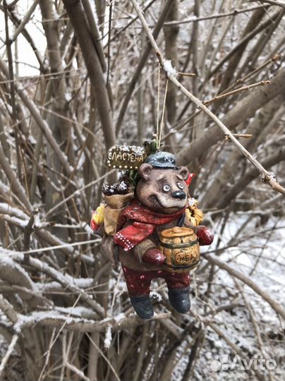 Сладкоежка(елочная игрушка)