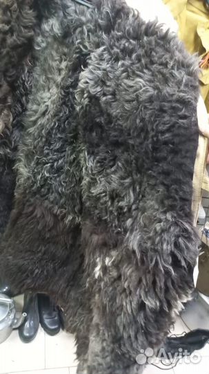 Тулуп постовой караульный белого цвета