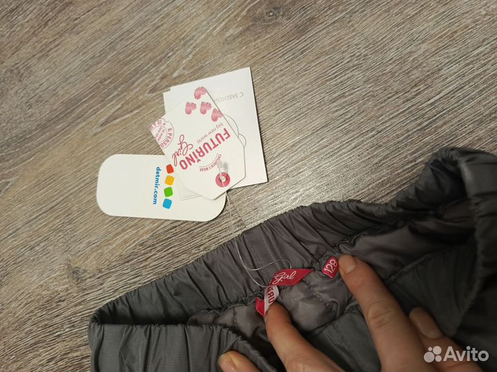 Зимние брюки для девочки новые 122