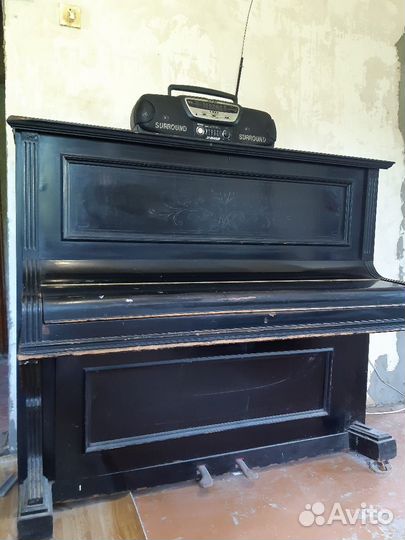 Старинное немецкое фортепиано 1898г