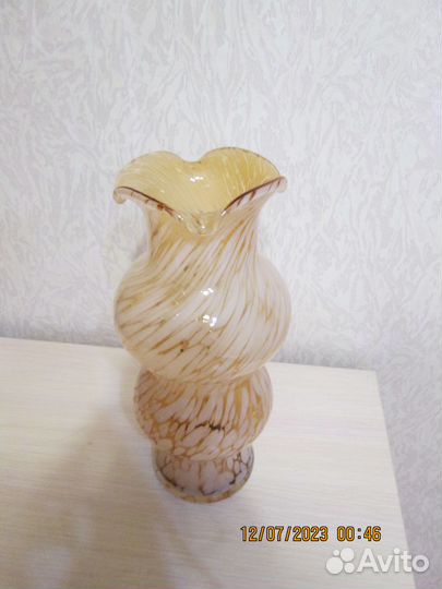 Ваза для цветов стекло СССР