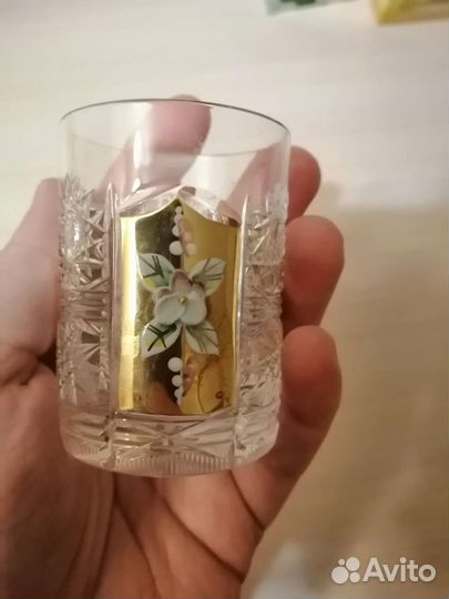 Хрустальные рюмки из Чехии