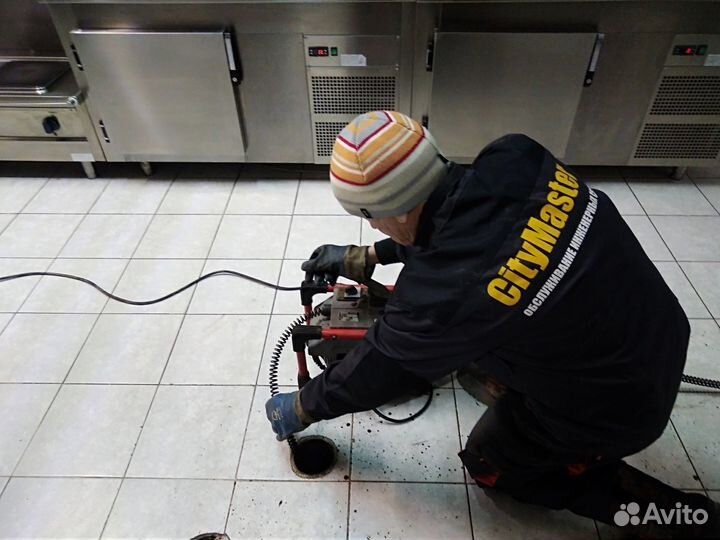 Промывка труб канализации. Устранить любой засор