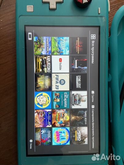 Nintendo switch lite 128 с играми