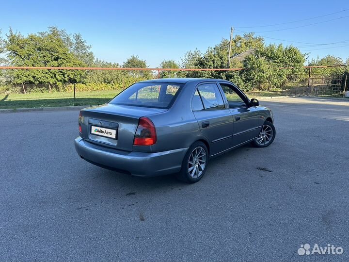 Hyundai Accent 1.5 МТ, 2003, 150 000 км