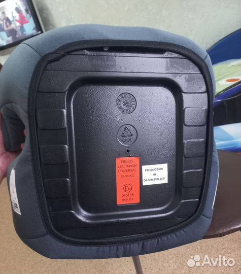 Автокресло бустер от 15 кг до 36