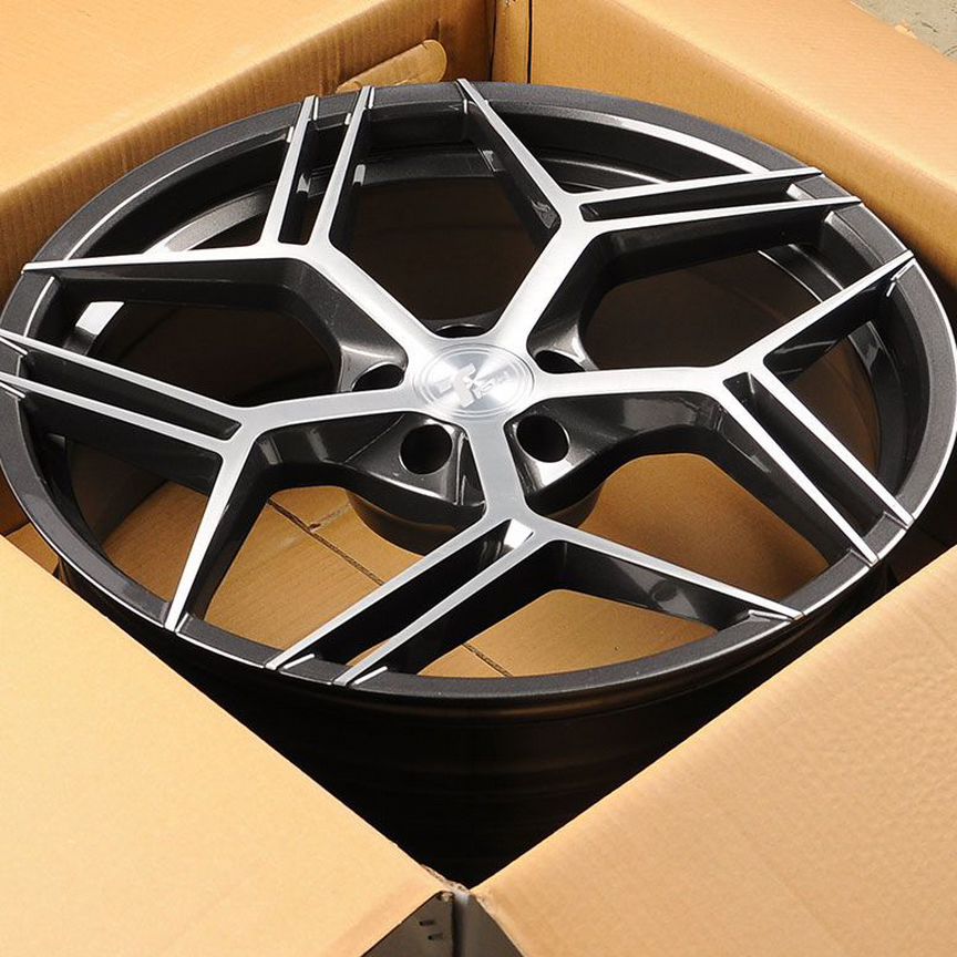Диски для Audi A4, A5, A6, A7, A8, Q3, Q5, Q7 tisli Blade 9x20/5x112 D66.6 ET35 Anthracite Brush Fac