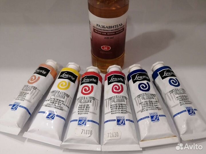 Краски маслянные 60 мл Louvre