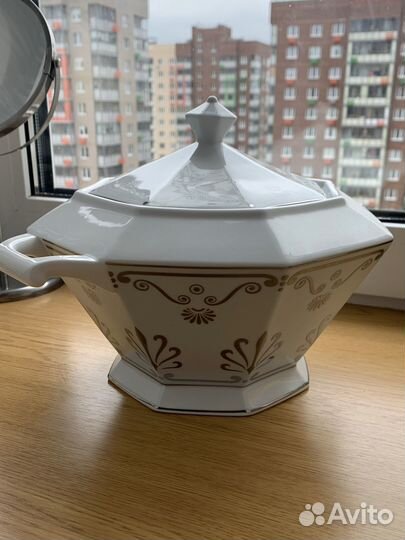 Супница чешский фарфор bohemia