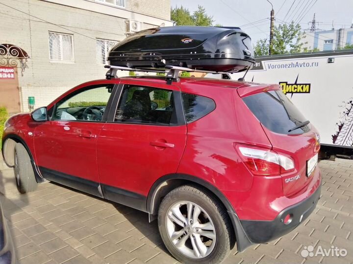 Автобокс Турино LUX черный на Nissan Qashqai