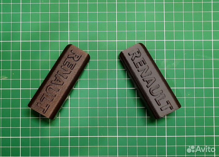 Накладки петлей капота 2шт. Reno, Рено логан, санд