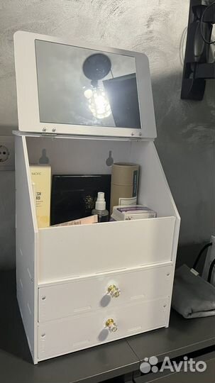 Органайзер для косметики с зеркалом
