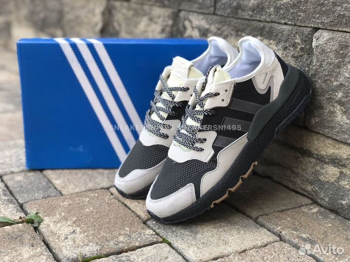 Кроссовки Adidas Nite Jogger Core Black Carbon