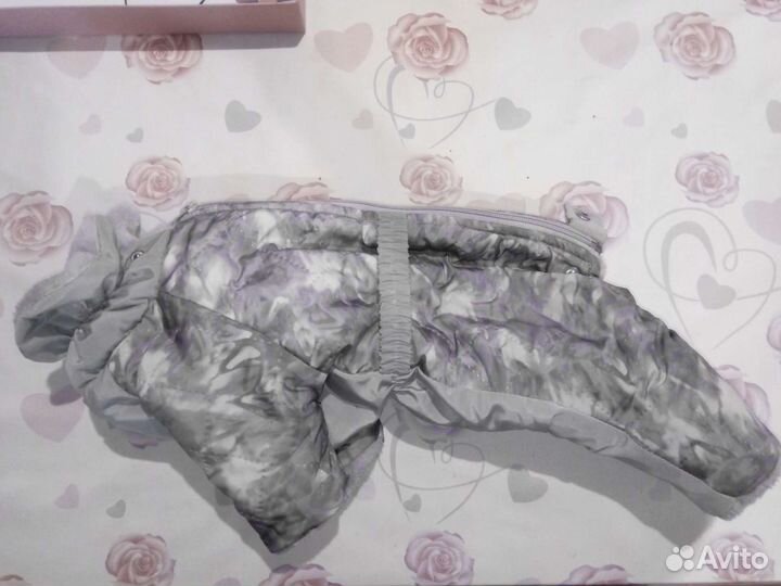 Комбинезон для маленькой собаки зима